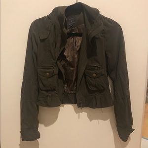 Forever 21 Cropped Army/Utility jacket